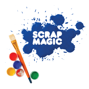 Scrap Magic Logo with Paintbrush